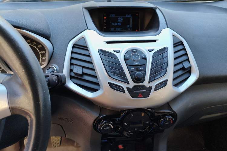 Used Ford EcoSport 2013 1.0L GTDi Manual Luxury Model Audio And AC Panel