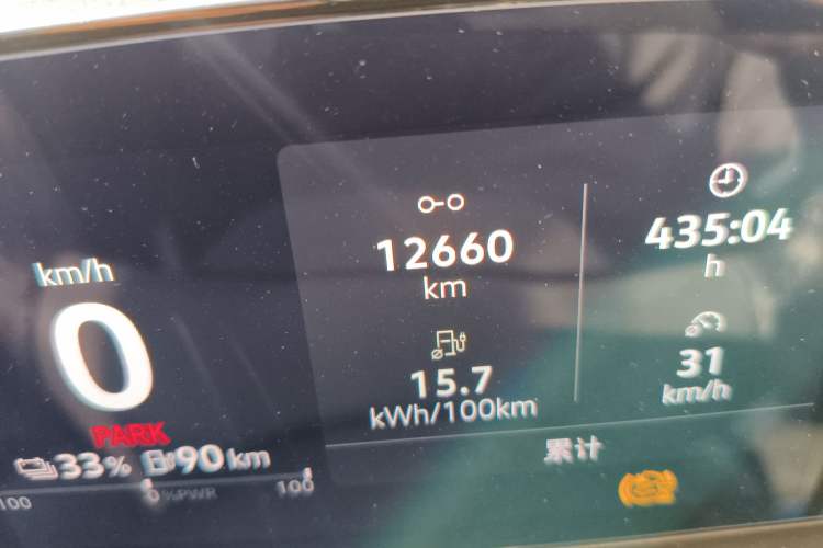 Used Volkswagen ID.3 2024 Outstanding Edition Odometer Close Up