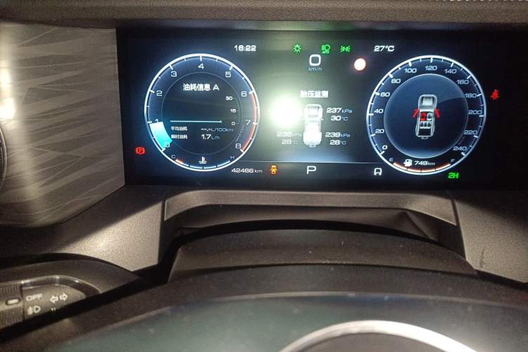 Used Tank 300 2021 Off-Road Edition 2.0T Conqueror Odometer Close Up