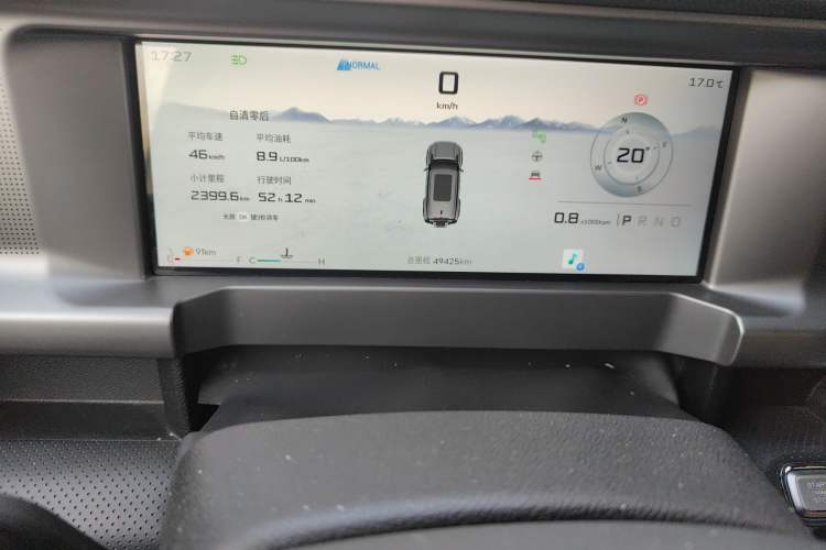 Used JETOUR Traveler 2023 2.0T All-Wheel Drive CrossPRO+ Odometer Close Up