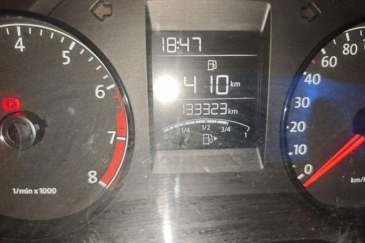 Used Volkswagen Polo 2014 1.4L Manual Fashion Edition Odometer Close Up