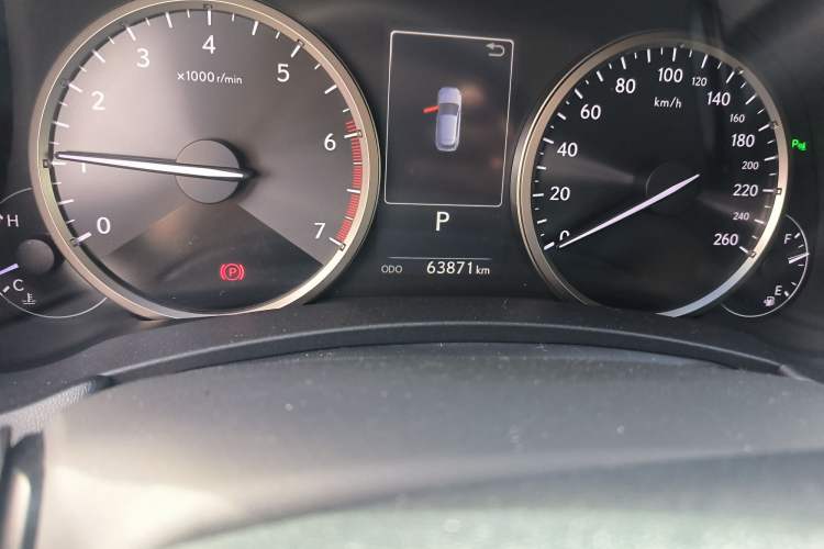 Used Lexus NX 2018 300 Front-Drive Freeline Edition Odometer Close Up