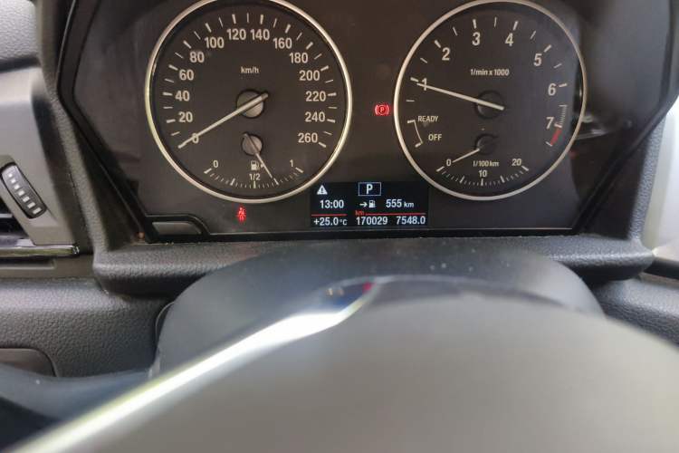 Used BMW 2 Series Active Tourer 2016 218i Fashion Model Odometer Close Up