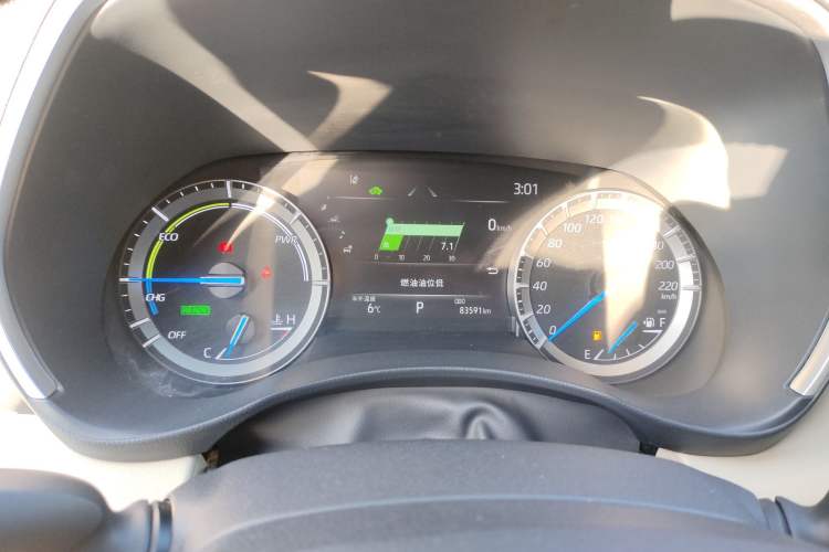 Used Toyota Highlander 2022 Dual-Engine 2.5L Four-Wheel Drive Prestige Version 7 Seats Instrument Cluster