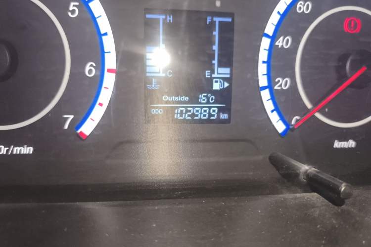 Used CHANGAN KAICHENG Ounuo S 2019 1.5L Ouno S Standard Model China VI JL473QG Odometer Close Up