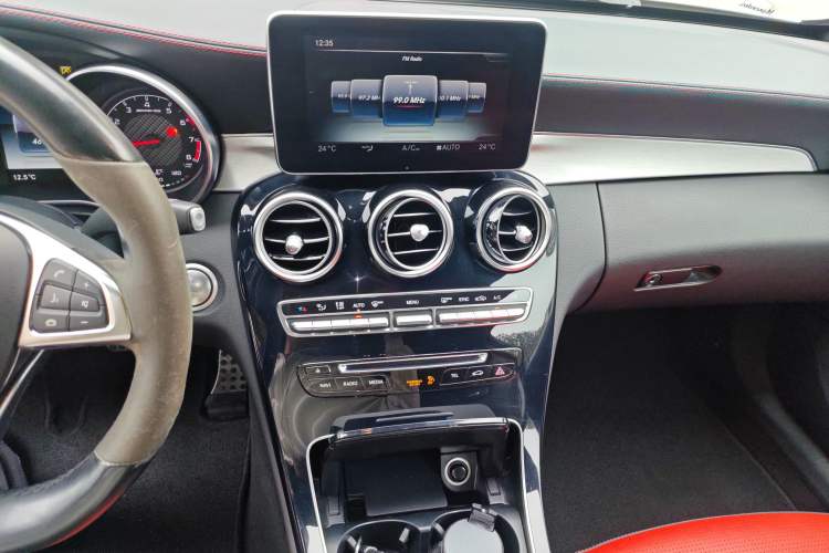 Used Mercedes-Benz C-Class AMG 2016 AMG C 63 Coupe Audio And AC Panel