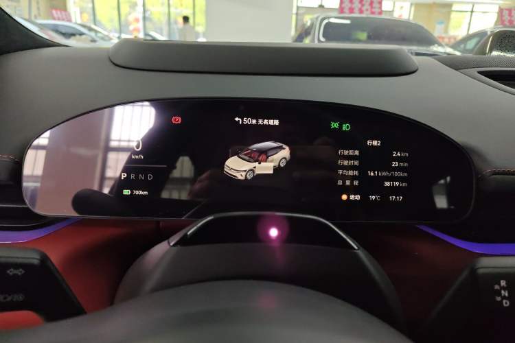 Used Zeekr 007GT 2025 Long-Range Rear-Wheel Drive Intelligent Driving Version 100 kWh Instrument Cluster