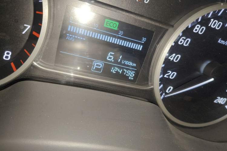 Used Nissan Sylphy 2016 1.6 XL CVT Deluxe Edition Odometer Close Up