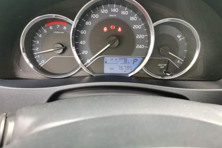 Used Toyota Levin 2017 Revised 185T CVT Elite Edition China V Standard Odometer Close Up