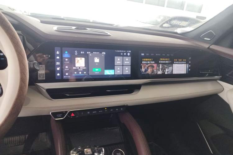 Used Geely Auto Monjaro L 2021 2.0TD DCT EVO Two-Wheel Drive Smart Luxury Version Audio And AC Panel