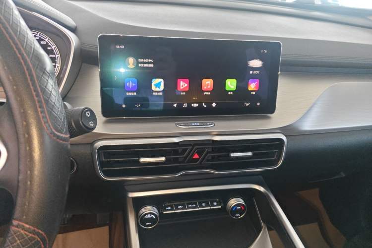 Used Geely Auto Coolray 2019 260T DCT Knight China VI Standard Audio And AC Panel