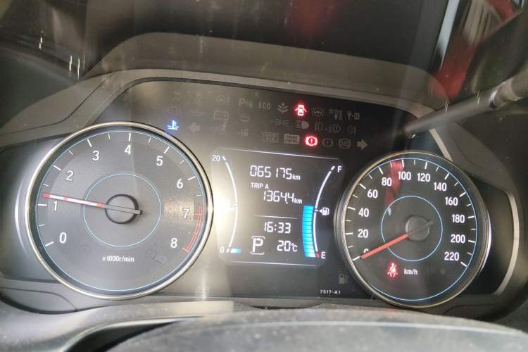 Used Honda Gienia 2017 1.5L CVT Comfort Version Odometer Close Up
