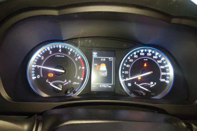 Used Toyota Highlander 2021 2.0T Four-Wheel Drive Luxury Edition 7 Seats Instrument Cluster