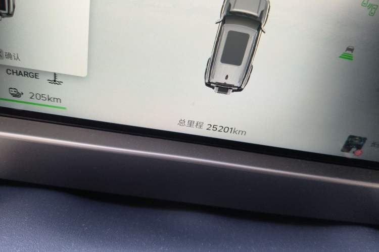 Used JETOUR Traveler C-DM 2024 C-DM 208KM Mountain & Wilderness Edition Odometer Close Up