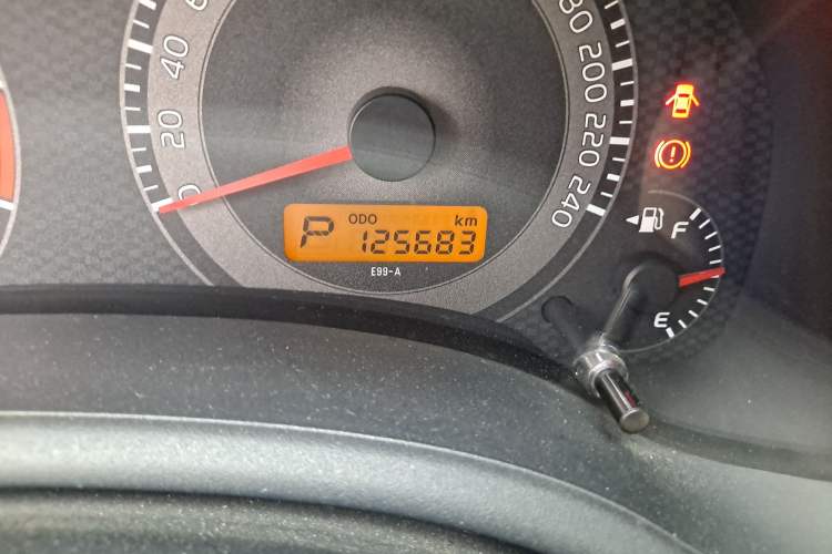 Used Toyota Corolla 2013 Special Edition 1.6L Automatic Cool GL Model Odometer Close Up