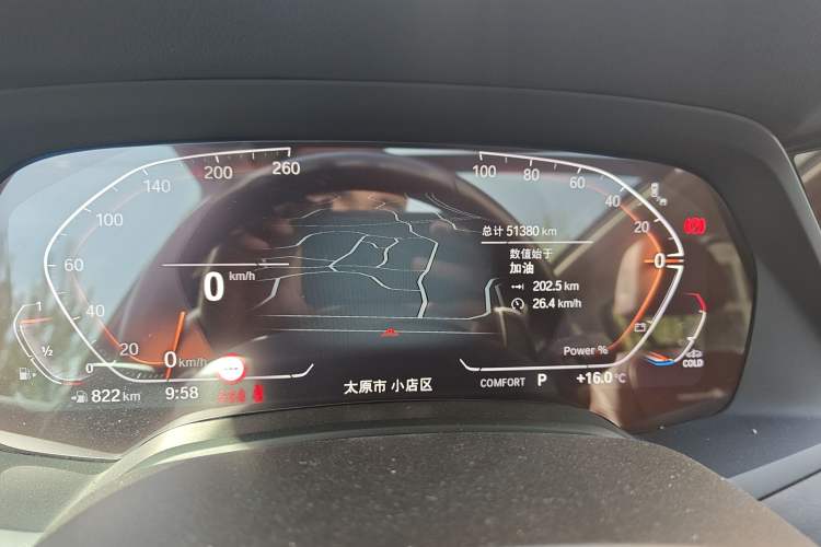 Used BMW X5 2022 Restyled xDrive 30Li Luxury Version M Sport Package Odometer Close Up