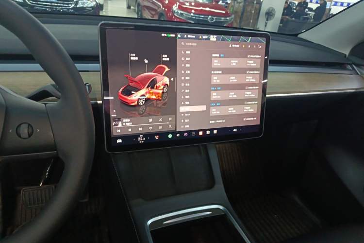 Used Tesla Model Y 2022 Rear-Wheel-Drive Version Audio And AC Panel