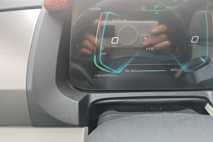 Used BYD Yuan Pro 2023 401 km Deluxe Version Odometer Close Up