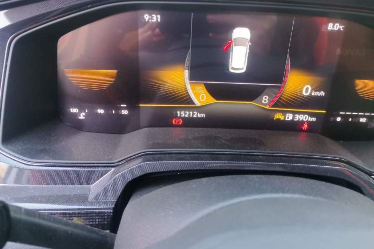 Used Volkswagen Lavida 2023 New Sharp 1.5L Manual New Comfort Edition Odometer Close Up