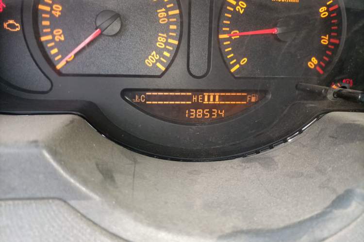 Used JAC Group J3 2012 1.3L Manual Comfort Edition Odometer Close Up