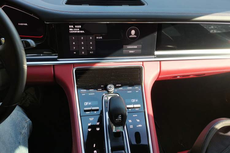 Used Porsche Panamera 2021 Panamera 4S 2.9T Audio And AC Panel