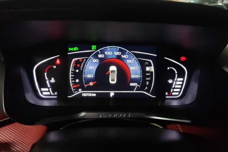 Used Dongfeng Aeolus Yixuan 2022 230T Automatic Adaptive-Beam Knight Edition Odometer Close Up