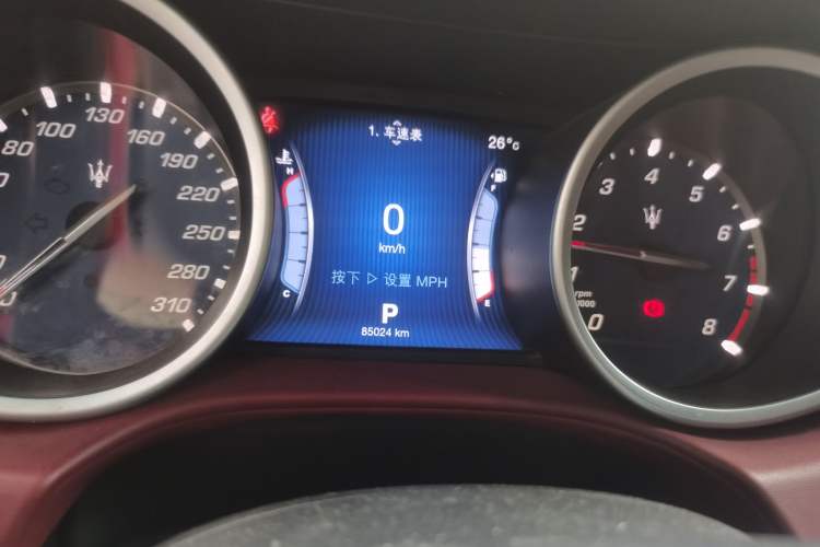 Used Maserati Ghibli 2014 3.0T Standard Edition Instrument Cluster