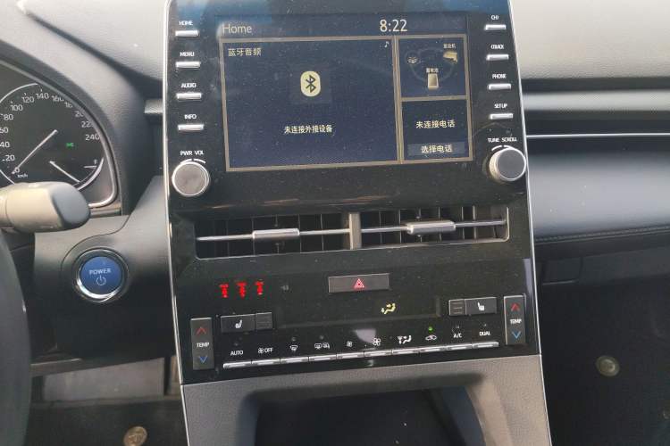 Used Toyota Avalon 2019 Dual-Engine 2.5L XLE Prestige Version China VI Standard Audio And AC Panel