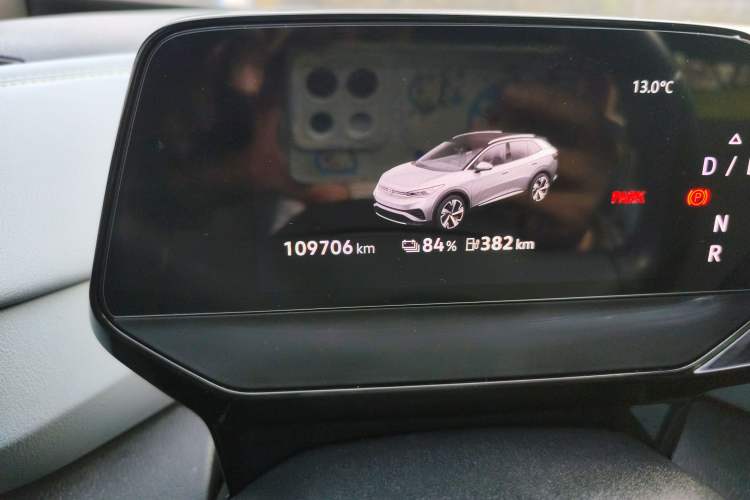 Used Volkswagen ID.4 X 2022 Intelligent Long-Range Version Odometer Close Up