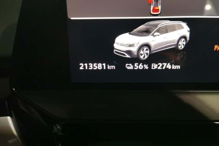 Used Volkswagen ID.6 CROZZ 2022 Long-Range Lite PRO Edition Odometer Close Up