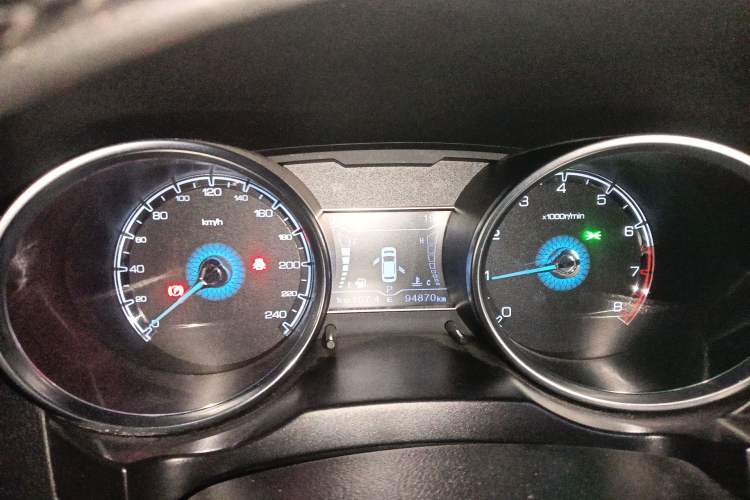 Used Zotye SR7 2016 1.5T CVT Cube Heart Edition China IV Standard Instrument Cluster