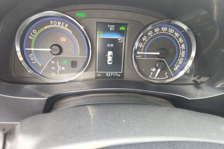 Used Toyota Levin 2016 Dual-Engine 1.8H GS E-CVT Elite Edition Odometer Close Up