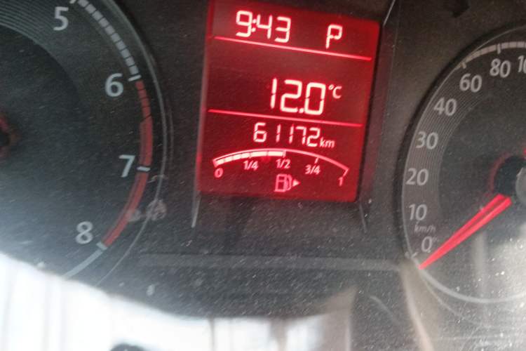 Used Volkswagen Santana 2019 1.5L Automatic Fashion Edition China VI Odometer Close Up