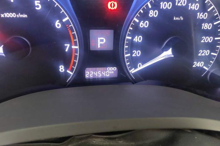 Used Lexus RX Classic 2012 270 Elegant Edition Odometer Close Up
