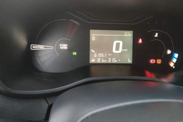 Used Dongfeng NAMMI EX1 2023 PRO Light Wind Edition Lightning Model Odometer Close Up