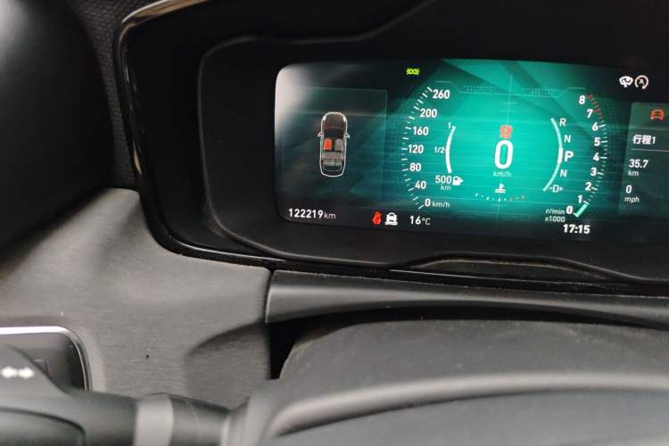 Used Lynk & Co 03 2020 2.0TD Automatic Trend Edition Odometer Close Up