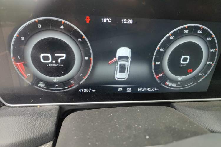 Used Hongqi HS5 2019 2.0T Smart Connect Flagship All-Wheel-Drive Version Instrument Cluster