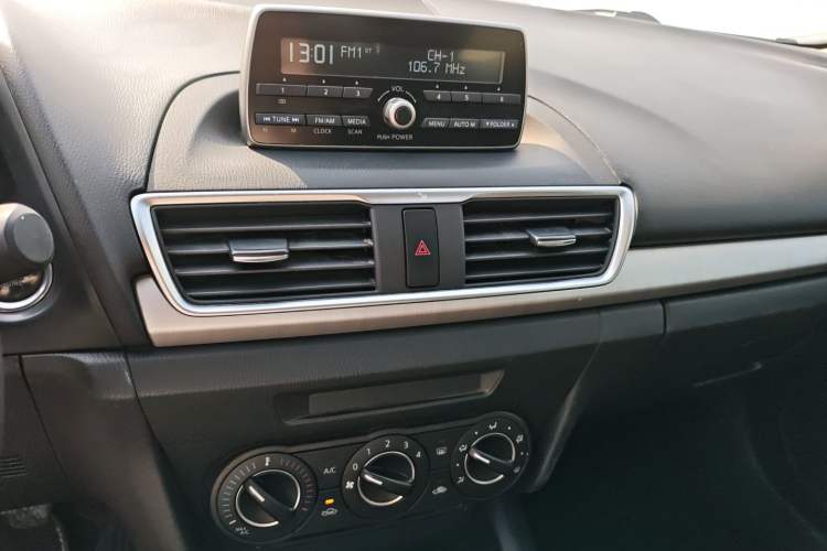Used Mazda 3 Axela 2014 Sedan 1.5L Manual Comfort Model Audio And AC Panel