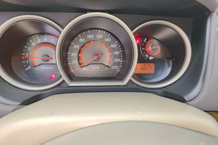 Used Nissan Sylphy 2012 Classic 1.6XE Automatic Comfort Edition Odometer Close Up