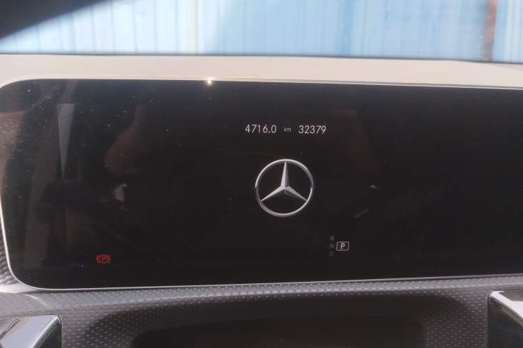 Used Mercedes-Benz A-Class 2020 A 200 L Sport Sedan Odometer Close Up