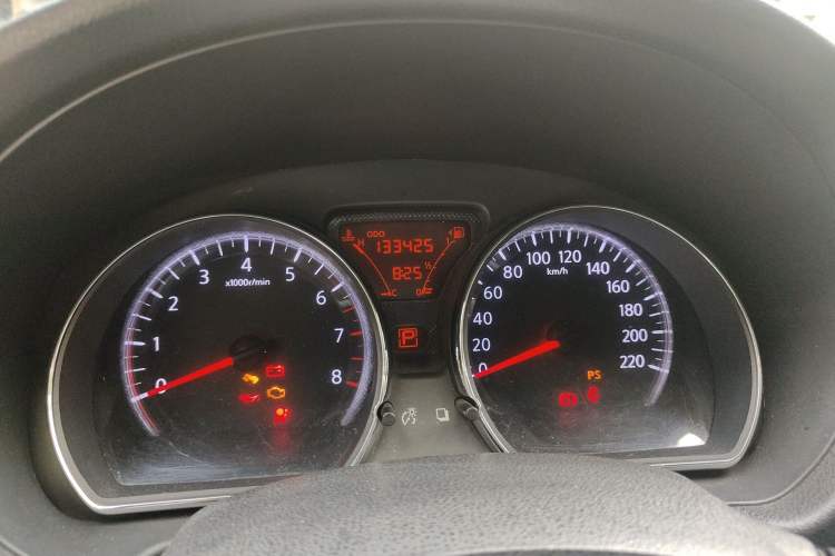 Used Nissan Sunny 2011 1.5XL CVT Luxury Edition Odometer Close Up
