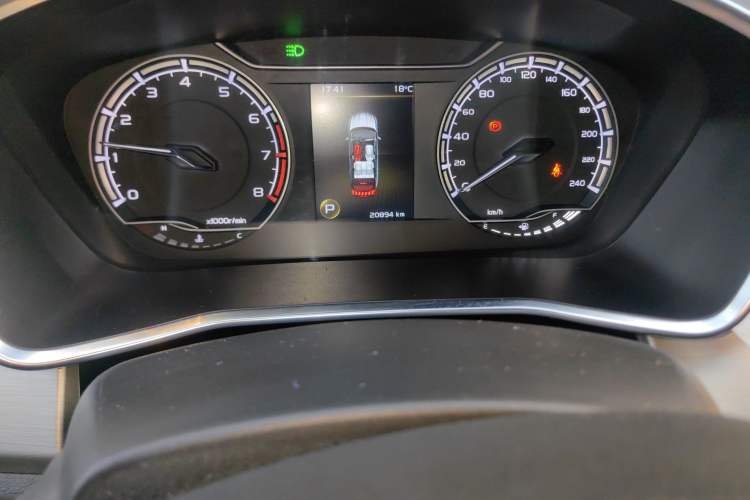 Used Geely Auto Coolray 2021 1.4T DCT Platinum Edition Odometer Close Up
