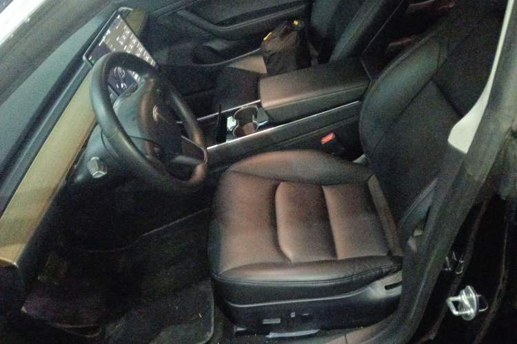 Used Tesla Model 3 2020 Long-Range Rear-Wheel-Drive Version Left Front Seat