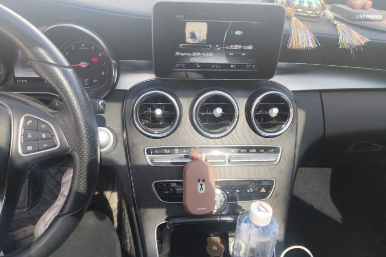 Used Mercedes-Benz C-Class 2017 Facelift C 200 L Sport Edition Audio And AC Panel