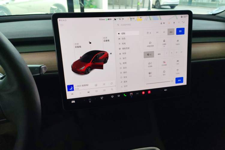 Used Tesla Model 3 2021 Standard Range Rear-Wheel Drive Upgraded Version 3D6 Audio And AC Panel