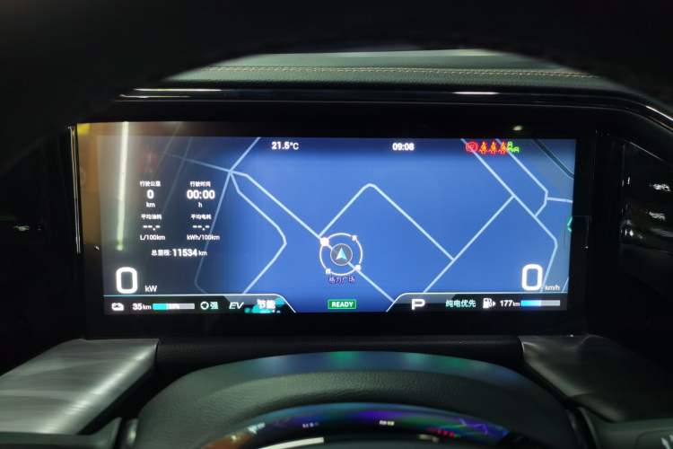 Used GAC Trumpchi ES9 2024 PHEV with 143 km Max Instrument Cluster