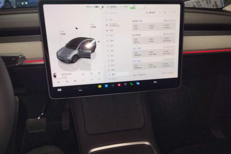 Used Tesla Model Y 2024 Rear-Wheel-Drive Version Audio And AC Panel