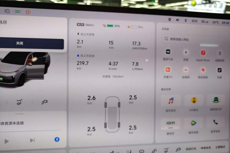 Used Li Auto L9 2023 Pro Model Instrument Cluster