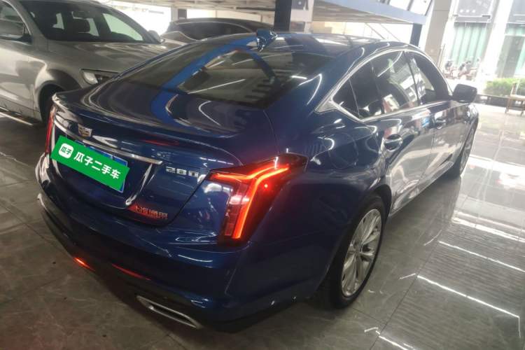 Used Cadillac CT5 2021 28T Luxury Model Rear Right 45 Deg