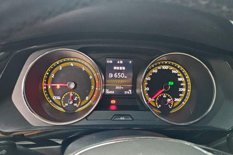 Used Volkswagen Tiguan L 2019 Revised 330TSI Automatic Two-Wheel Drive Smart & Luxury Edition China VI Standard Instrument Cluster